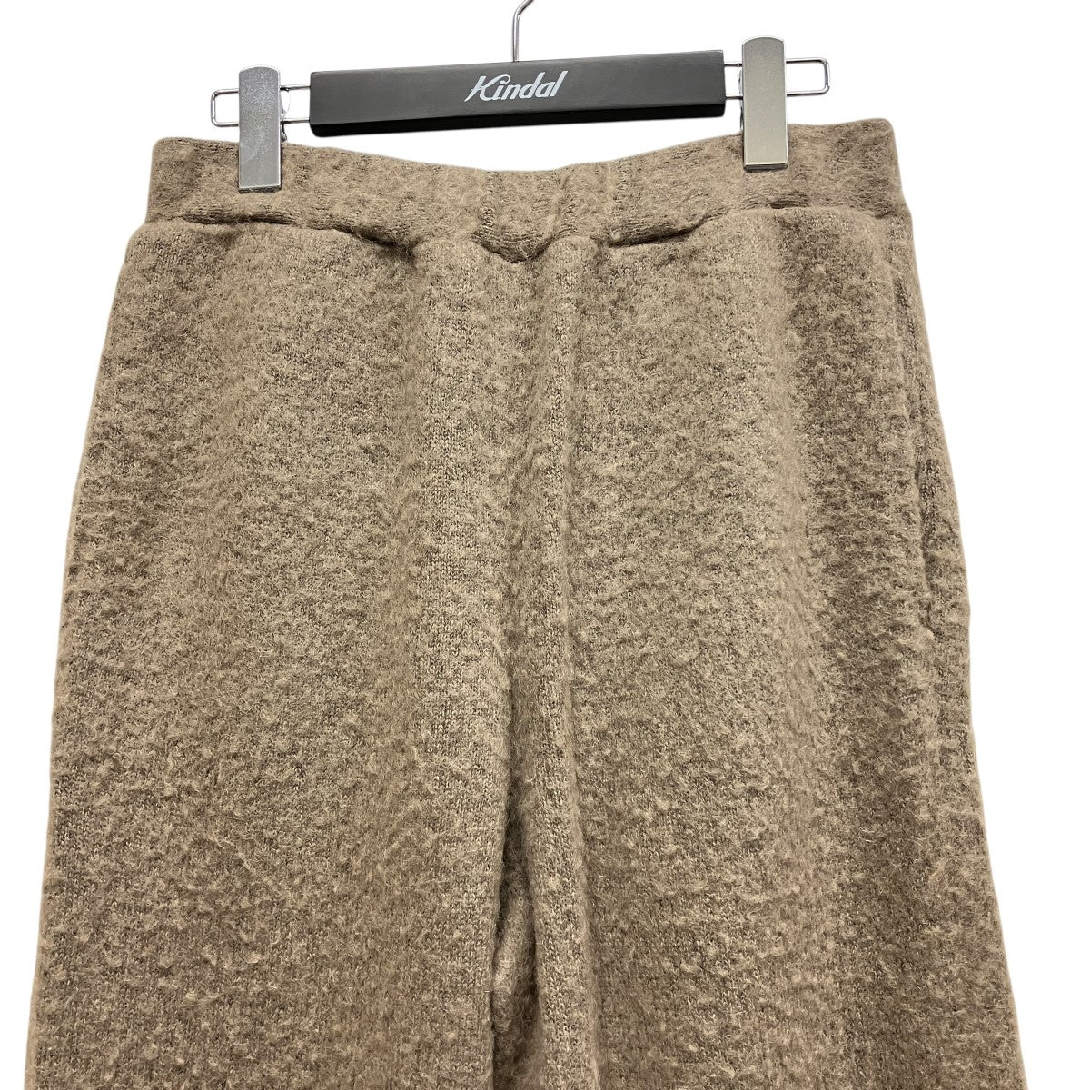 stein WOOL：ALPACA MILLED KNIT EASY TROUSERSアルパカ混ニットスリットパンツST.1303 古着・中古-3枚目のアイテム画像