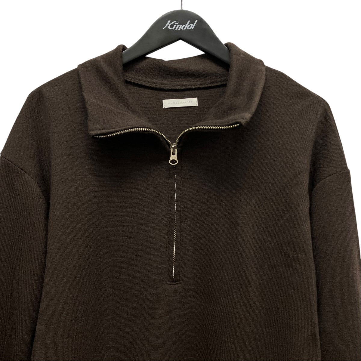 UNDECORATED SPONGE WOOL TOPハーフジップウールトップスUDF25810 古着・中古-3枚目のアイテム画像