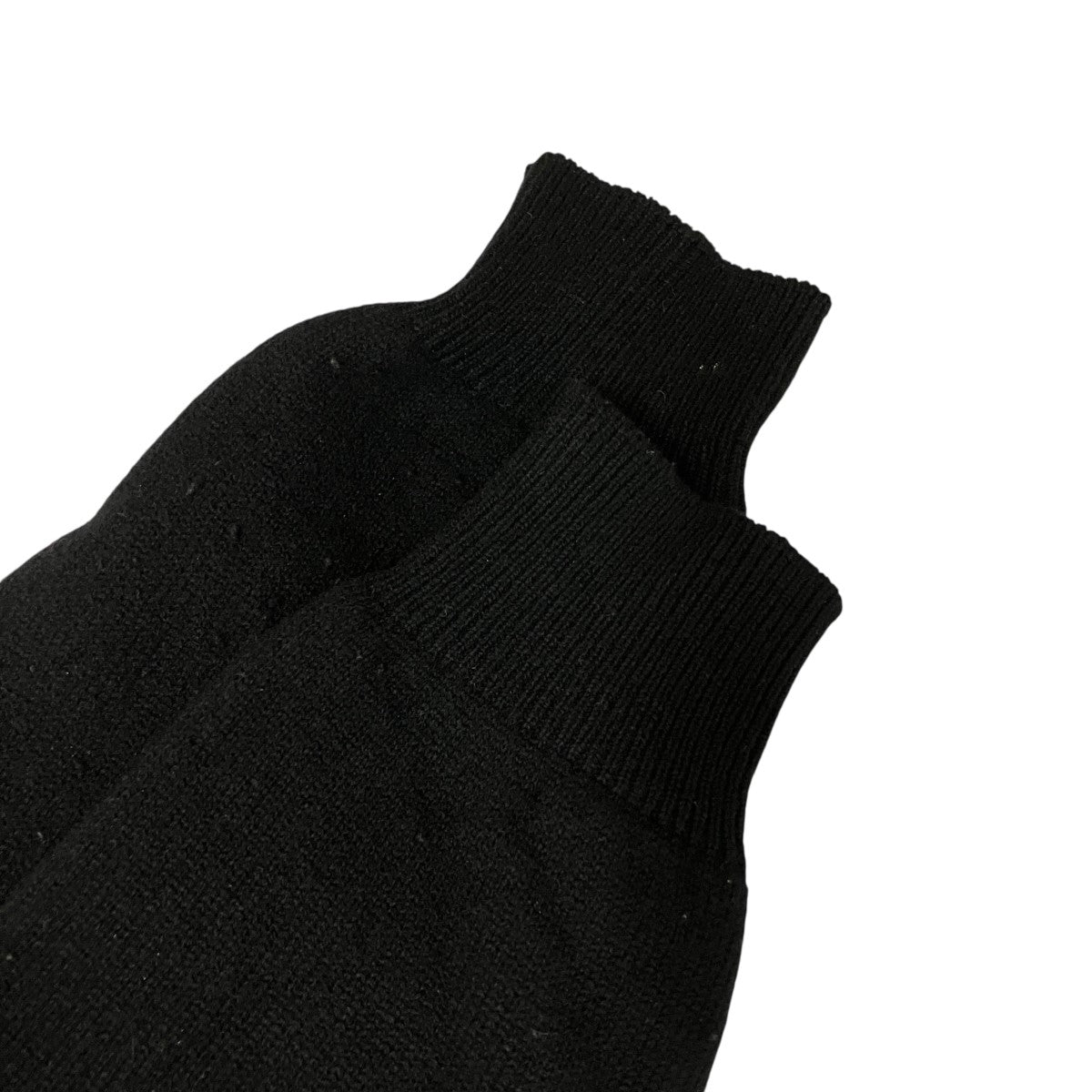 UNDECORATED WOOL TERRY ZIP SWEATERエルボーパッチジップアップニットUDF25802 古着・中古-10枚目のアイテム画像