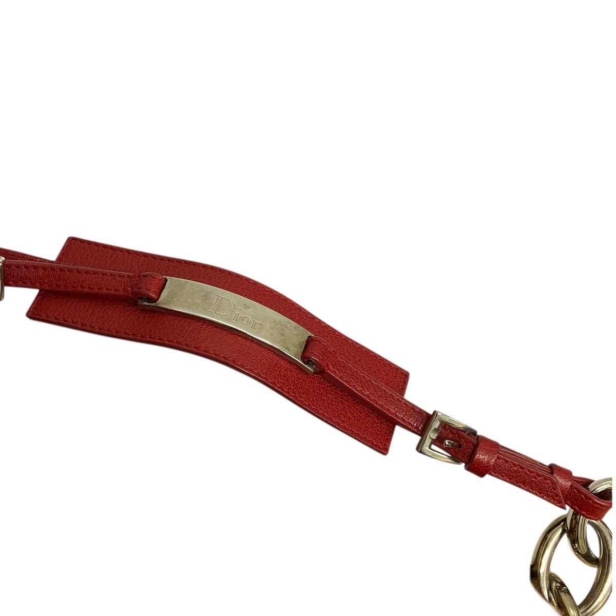 Christian Dior ハラコヒョウ柄ワンショルダーハンドバッグYO25 古着・中古-6枚目のアイテム画像