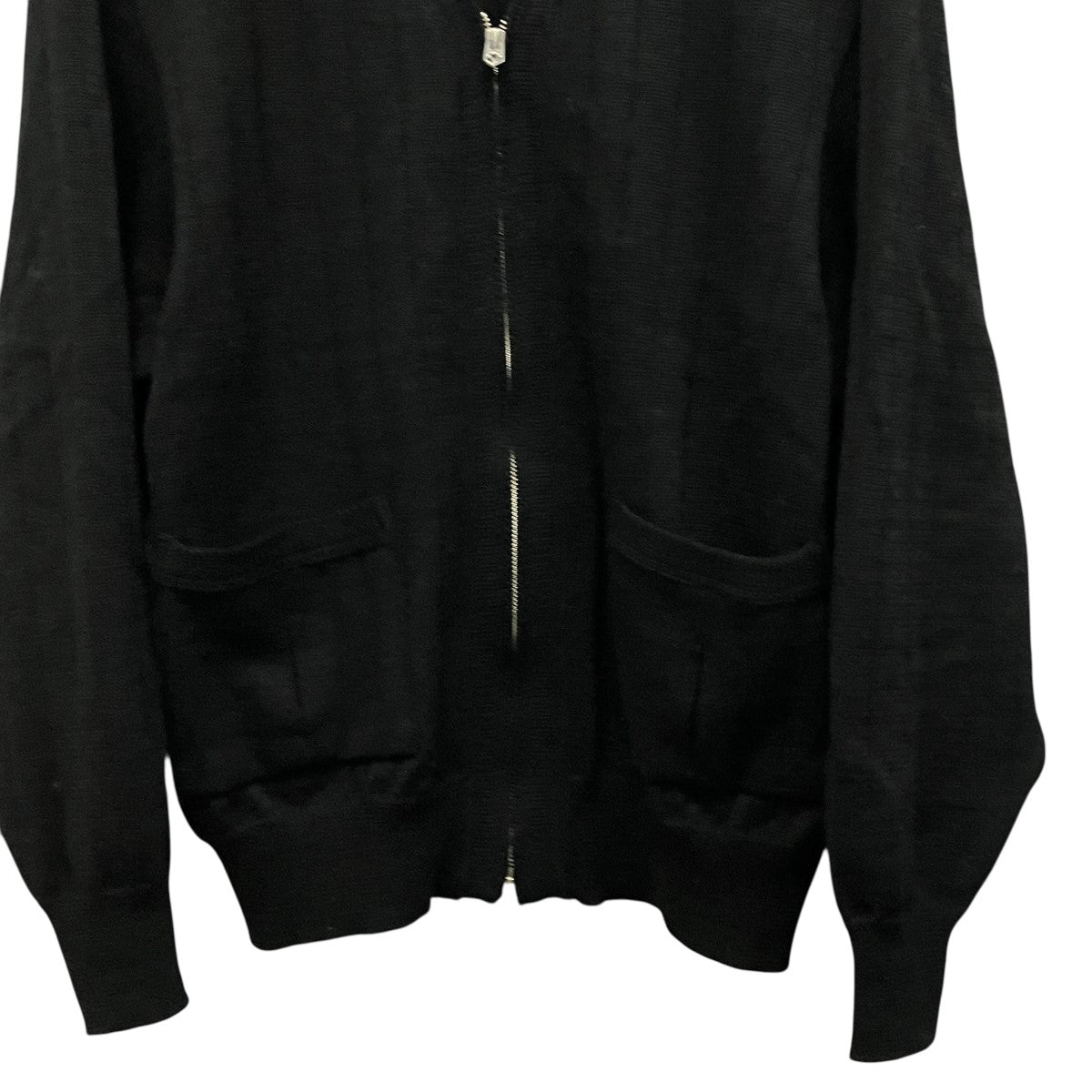 23AWKNIT ZIP CARDIGANウールリネンジップアップカーディガン0123205012005