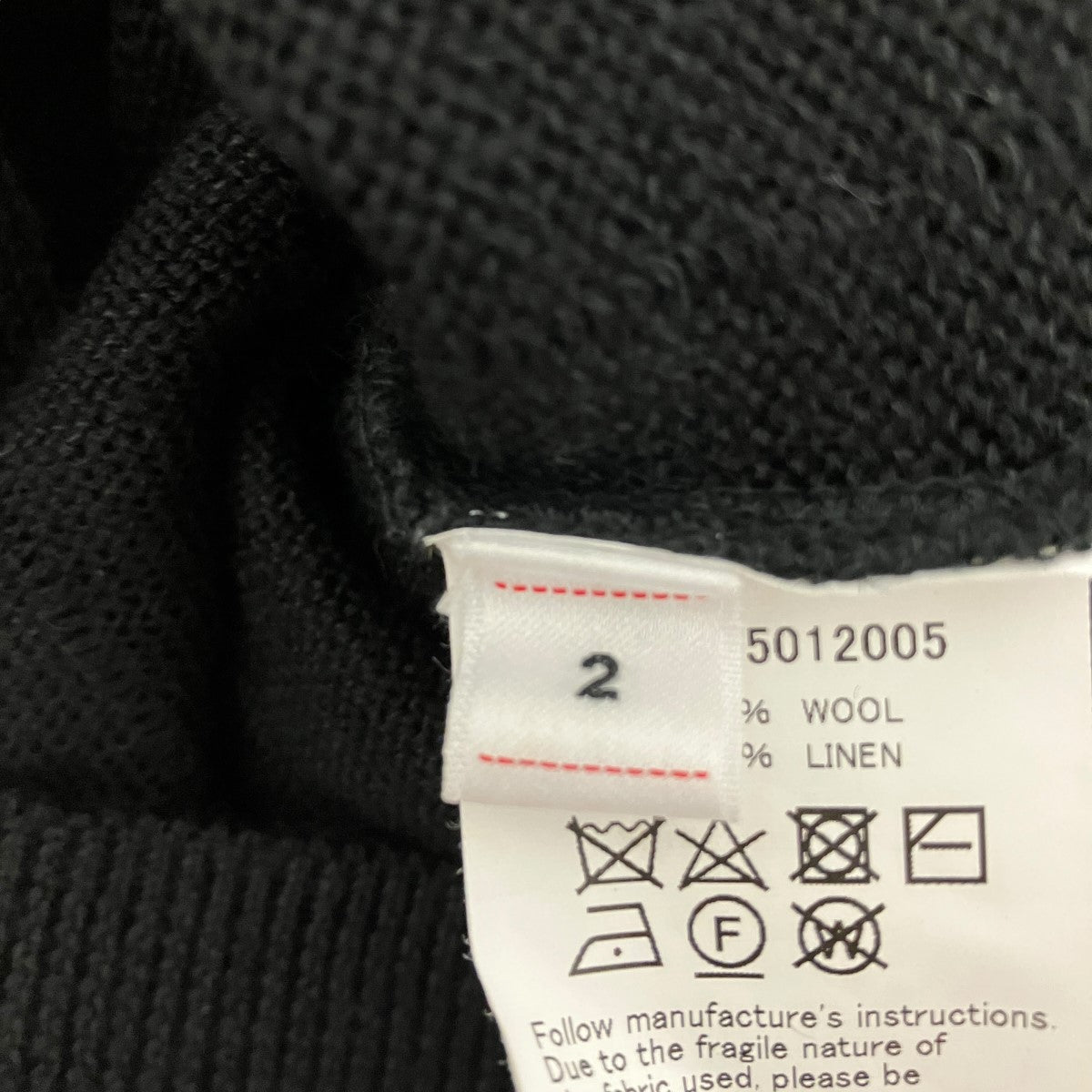 23AWKNIT ZIP CARDIGANウールリネンジップアップカーディガン0123205012005
