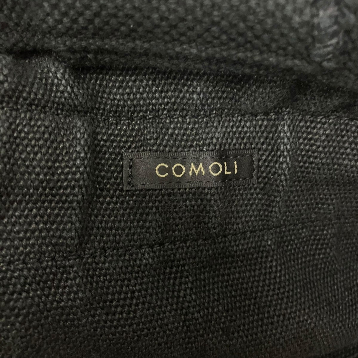 COMOLI(コモリ) ヘンプダックショルダーバッグ ブラック サイズ ONE