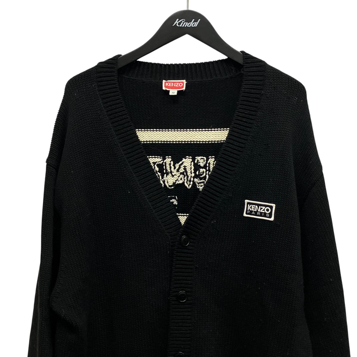 KENZO バックロゴニットカーディガンFE56CA3833LA 古着・中古-4枚目のアイテム画像