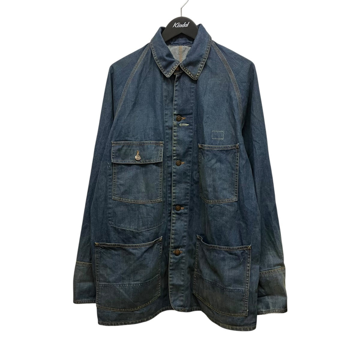 Maison Margiela 1 10 24SSDENIM SPORTS JACKET汚れ加工デニムジャケットS50AM0612 古着・中古-1枚目のアイテム画像