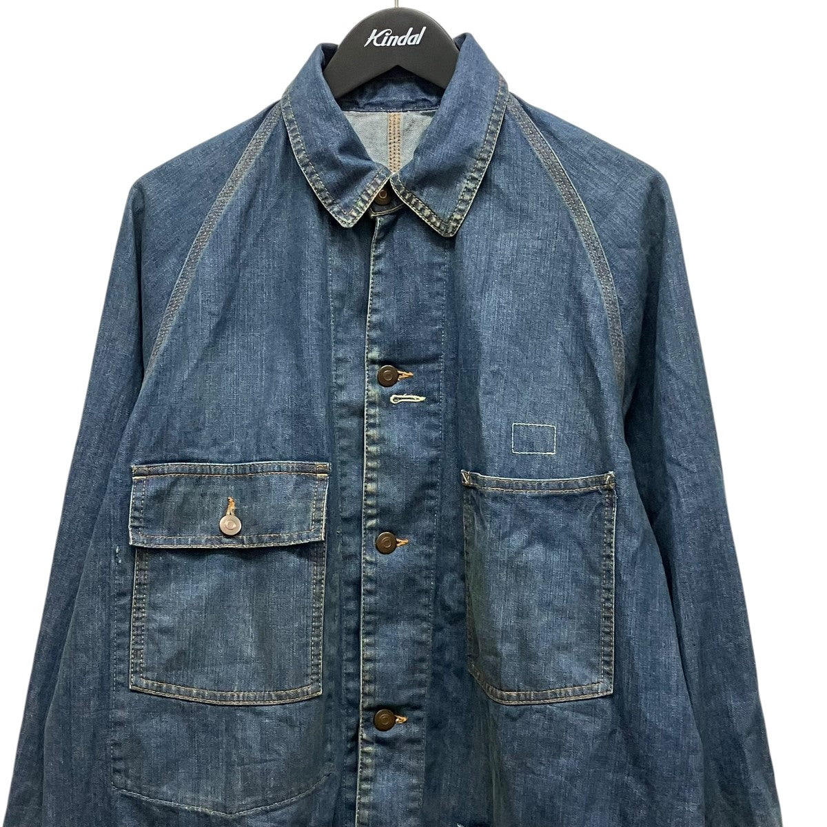 Maison Margiela 1 10 24SSDENIM SPORTS JACKET汚れ加工デニムジャケットS50AM0612 古着・中古-3枚目のアイテム画像