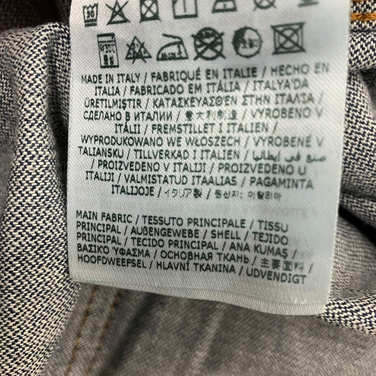 Maison Margiela 1 10 24SSDENIM SPORTS JACKET汚れ加工デニムジャケットS50AM0612 古着・中古-8枚目のアイテム画像