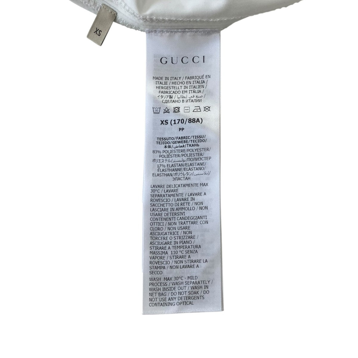 GUCCI バックロゴタンクトップ770873 古着・中古-4枚目のアイテム画像