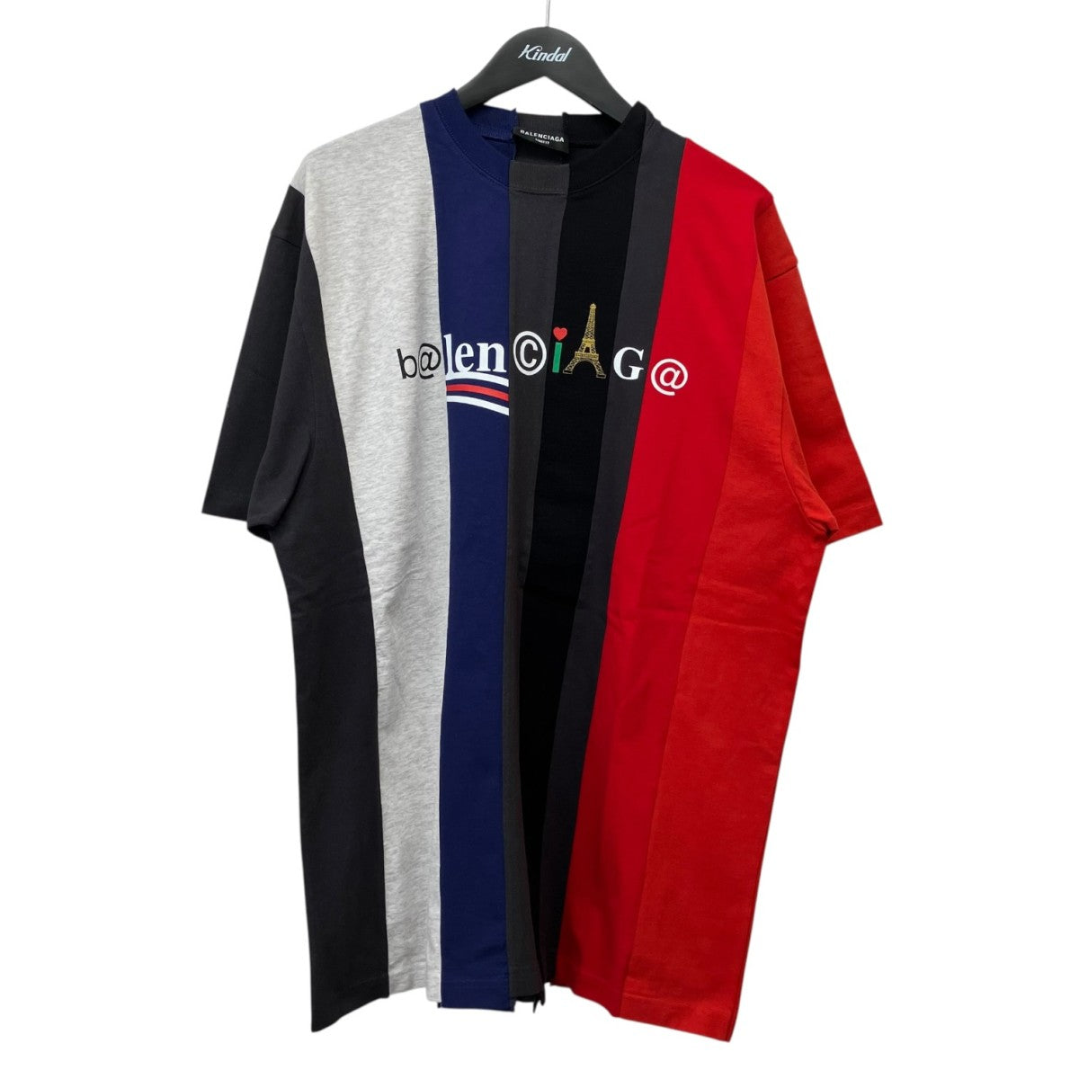BALENCIAGA ドッキングロゴTシャツ661591 古着・中古-1枚目のアイテム画像