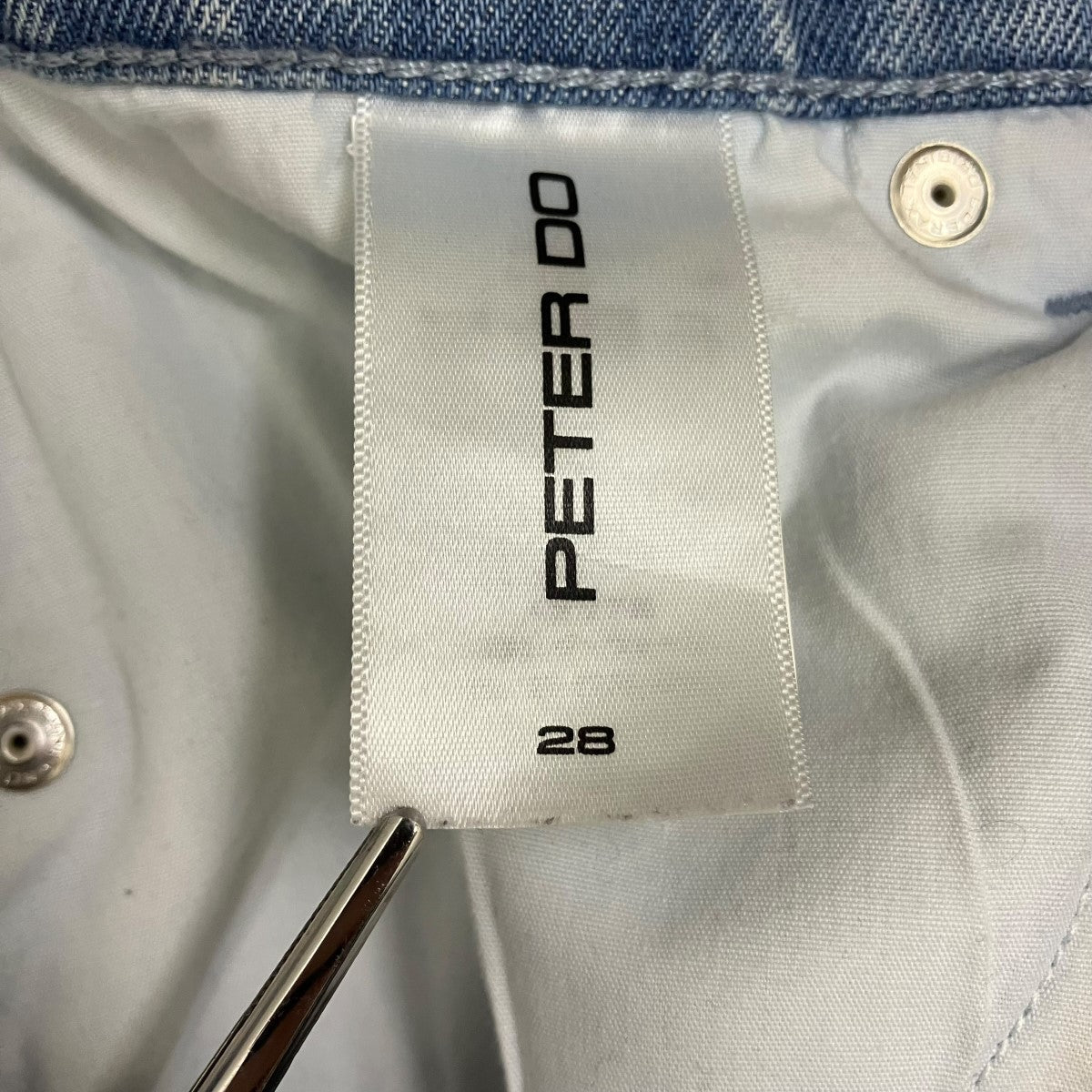 PETER DO サイドラインデニムパンツ27PD03U172 古着・中古-7枚目のアイテム画像