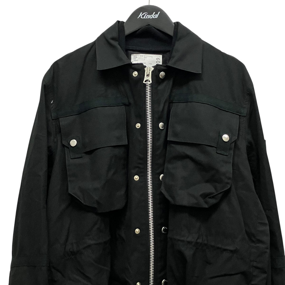 Nylon Twill Mix Blousonコットンナイロンツイルドッキングブルゾン22-02709M