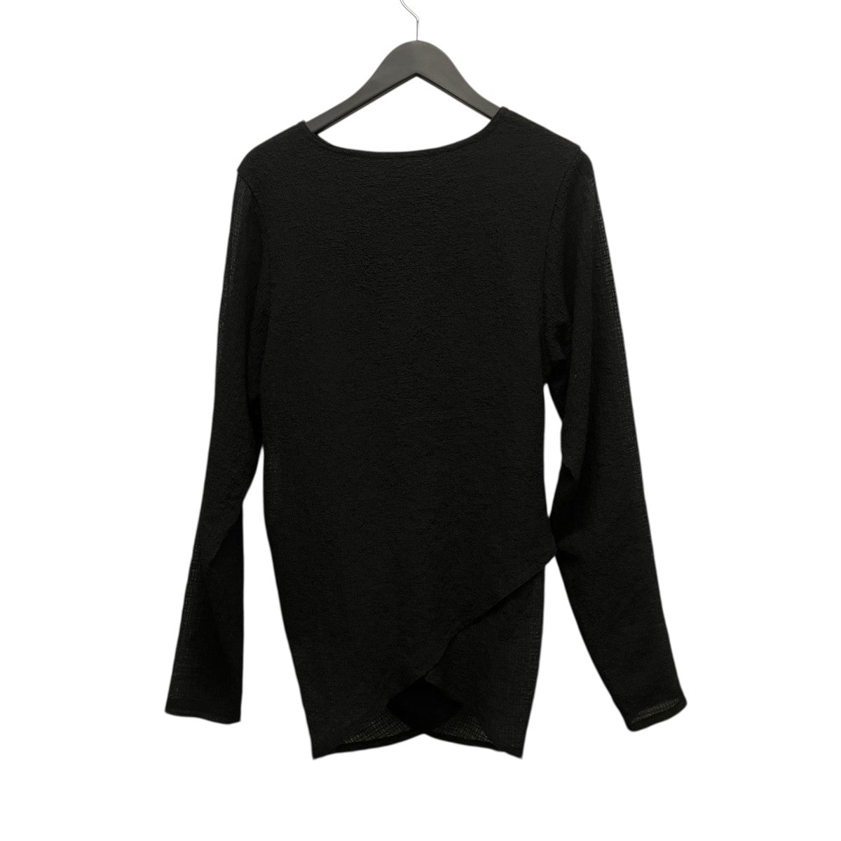 Omar Afridi 25SSDRAPED L S TOPシアードレープカットソー 古着・中古-2枚目のアイテム画像
