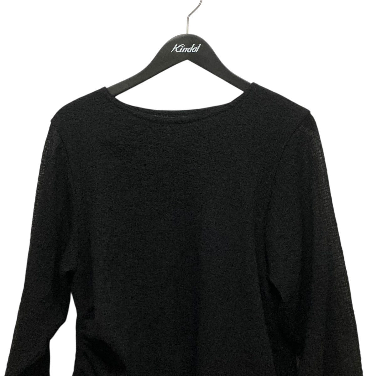Omar Afridi 25SSDRAPED L S TOPシアードレープカットソー 古着・中古-3枚目のアイテム画像