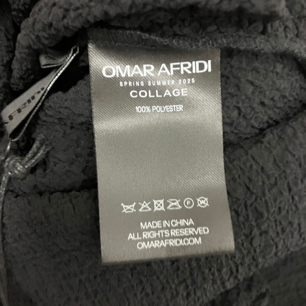 Omar Afridi 25SSDRAPED L S TOPシアードレープカットソー 古着・中古-6枚目のアイテム画像