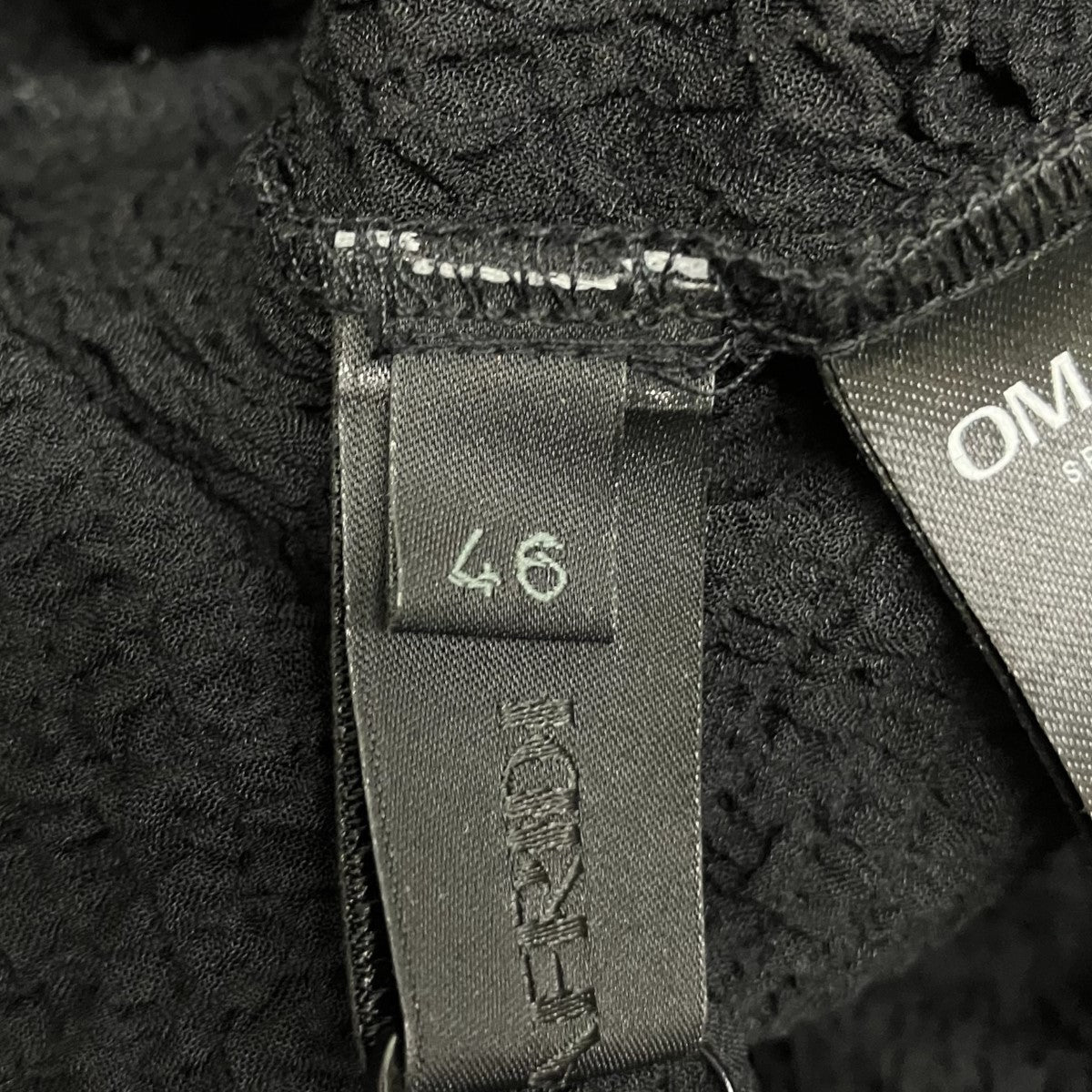 Omar Afridi 25SSDRAPED L S TOPシアードレープカットソー 古着・中古-7枚目のアイテム画像