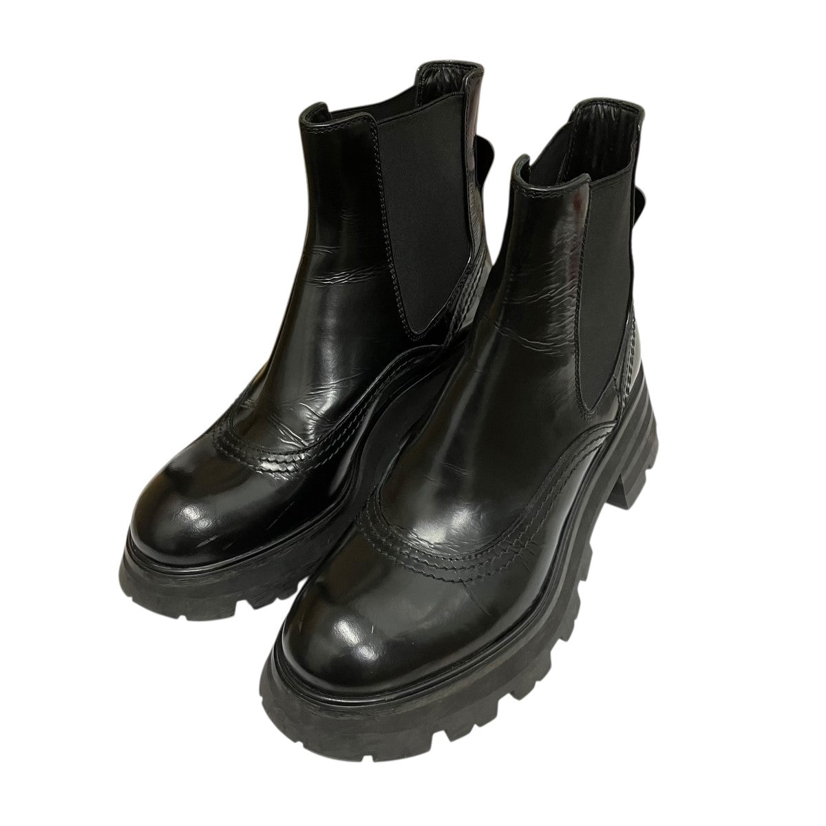 ALEXANDER McQUEEN Wander Chelsea BootsサイドゴアチェルシーブーツB666368 古着・中古-1枚目のアイテム画像