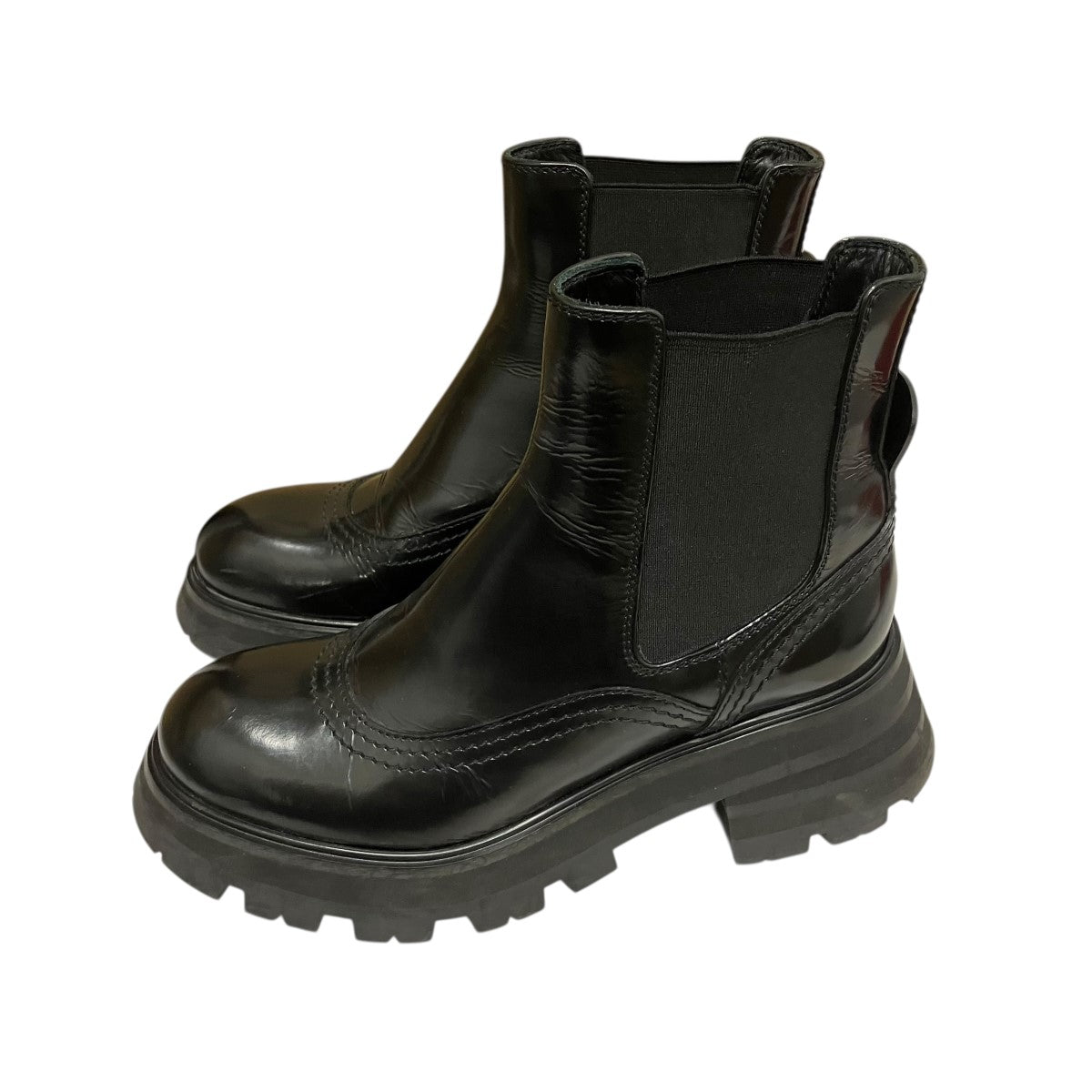 ALEXANDER McQUEEN Wander Chelsea BootsサイドゴアチェルシーブーツB666368 古着・中古-3枚目のアイテム画像