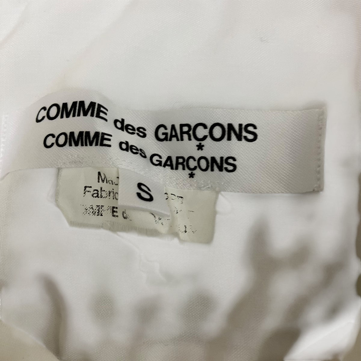 COMME des GARCONS COMME des GARCONS ラウンドカラー半袖シャツRS-B024 古着・中古-5枚目のアイテム画像