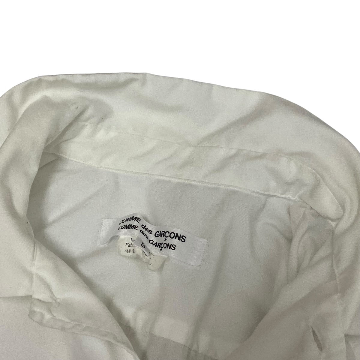 COMME des GARCONS COMME des GARCONS ラウンドカラー半袖シャツRS-B024 古着・中古-7枚目のアイテム画像