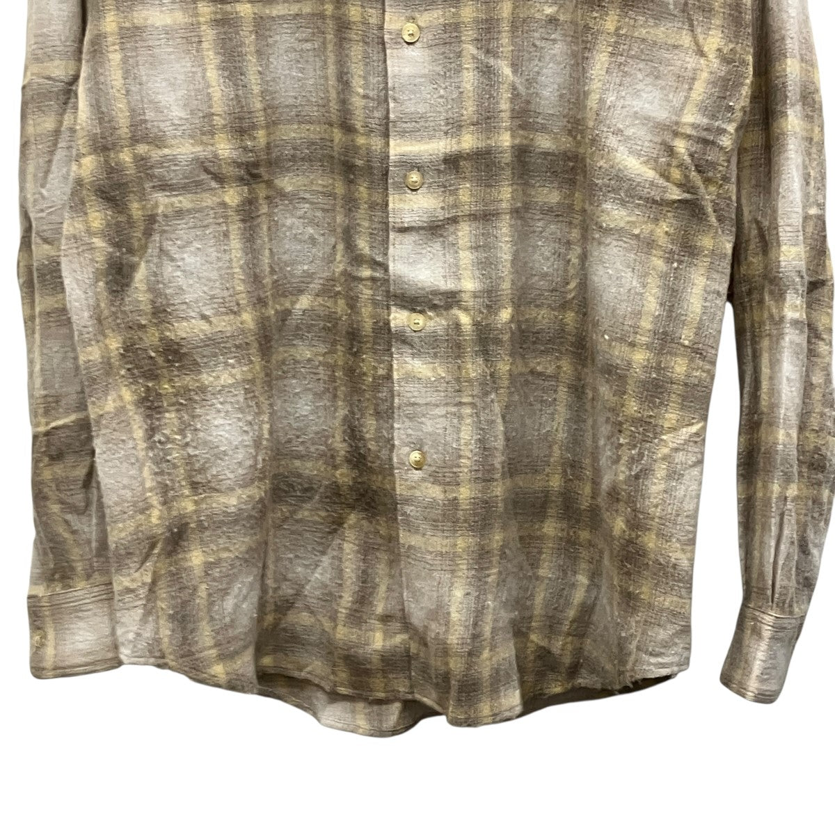 24AWAIRY WOOL CHECK SHIRTウールチェックシャツA24AS01WN