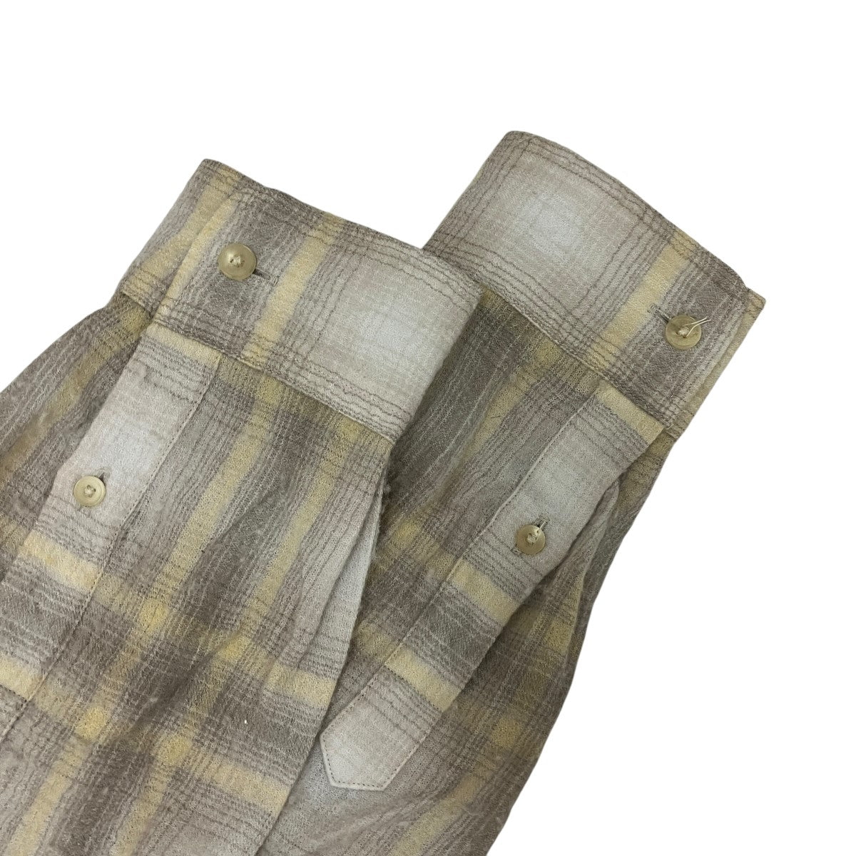 24AWAIRY WOOL CHECK SHIRTウールチェックシャツA24AS01WN