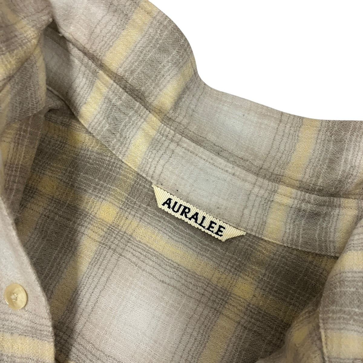 24AWAIRY WOOL CHECK SHIRTウールチェックシャツA24AS01WN