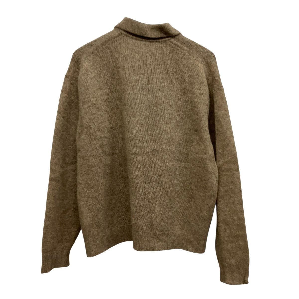 24AWSHETLAND WOOL CASHMERE KNIT CARDIGANカシミヤ混ニットカーディガンA24AS01SC