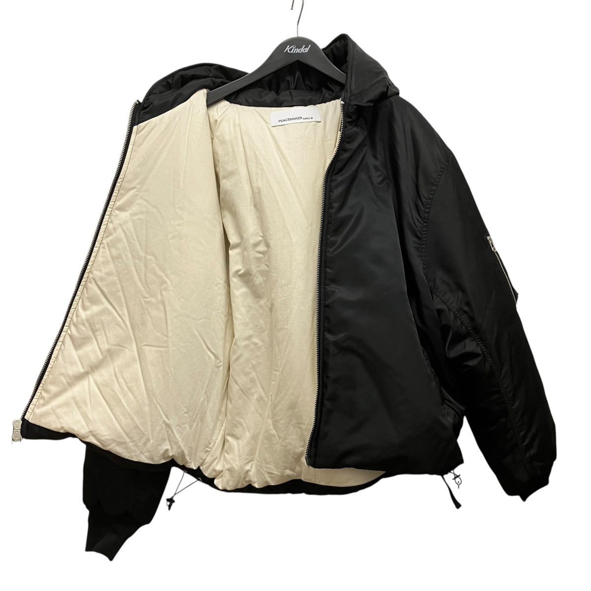 OAMC 25AWCropped Hood Bomber JacketフーデッドボンバージャケットPCM2OB01A-NY002-99 古着・中古-3枚目のアイテム画像