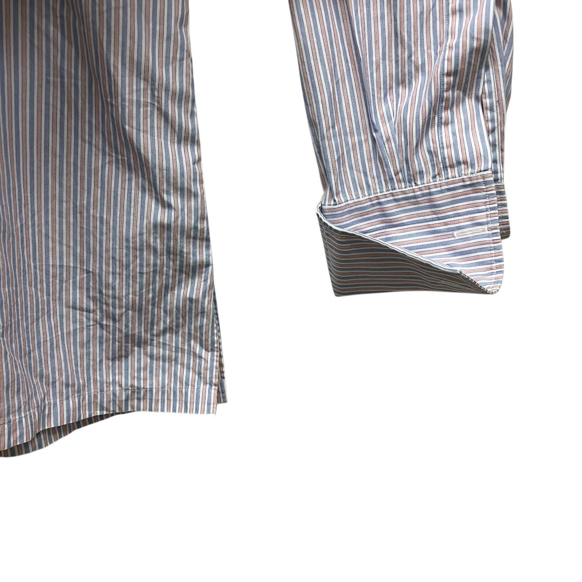 Charvet 長袖ストライプカフリンクスシャツ 古着・中古-5枚目のアイテム画像