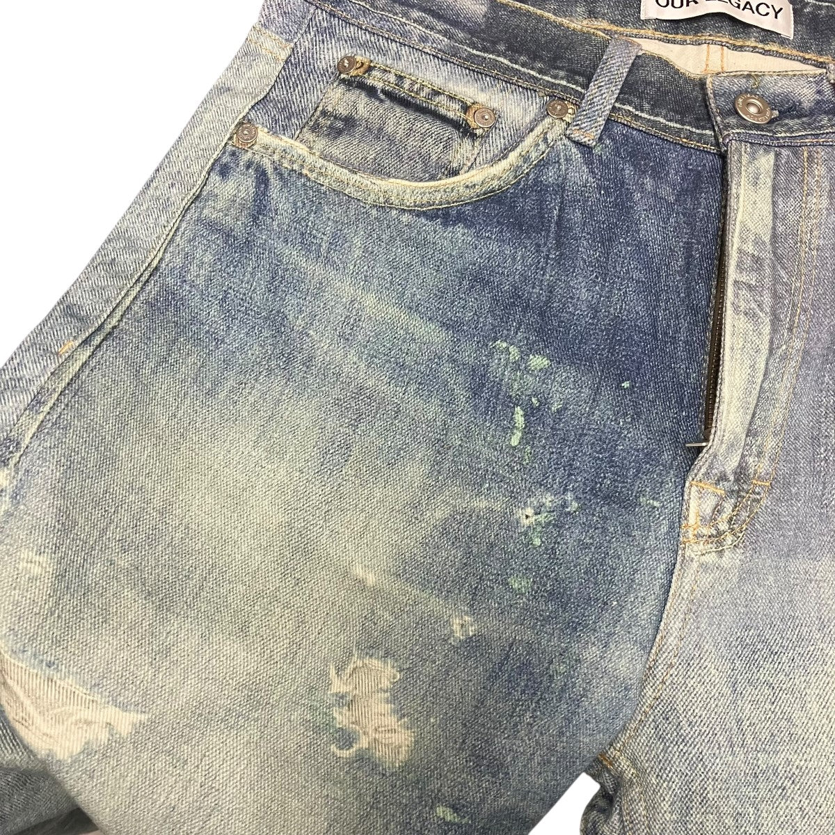 OUR LEGACY THIRD CUTデジタルプリントワイドデニムパンツM4205TDD 古着・中古-4枚目のアイテム画像