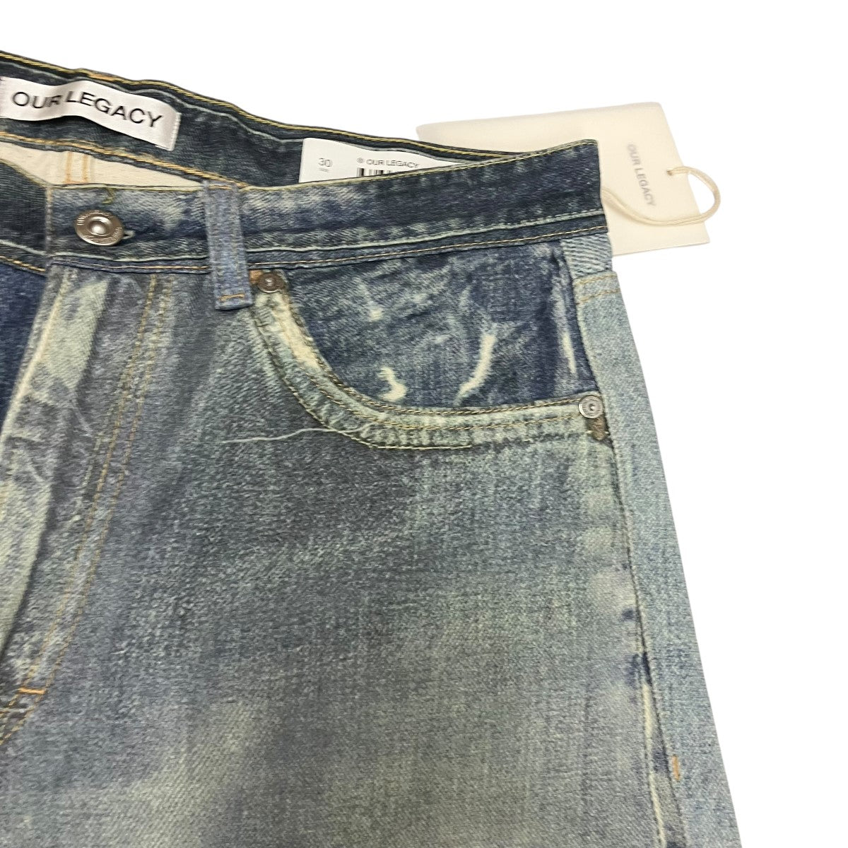 OUR LEGACY THIRD CUTデジタルプリントワイドデニムパンツM4205TDD 古着・中古-5枚目のアイテム画像