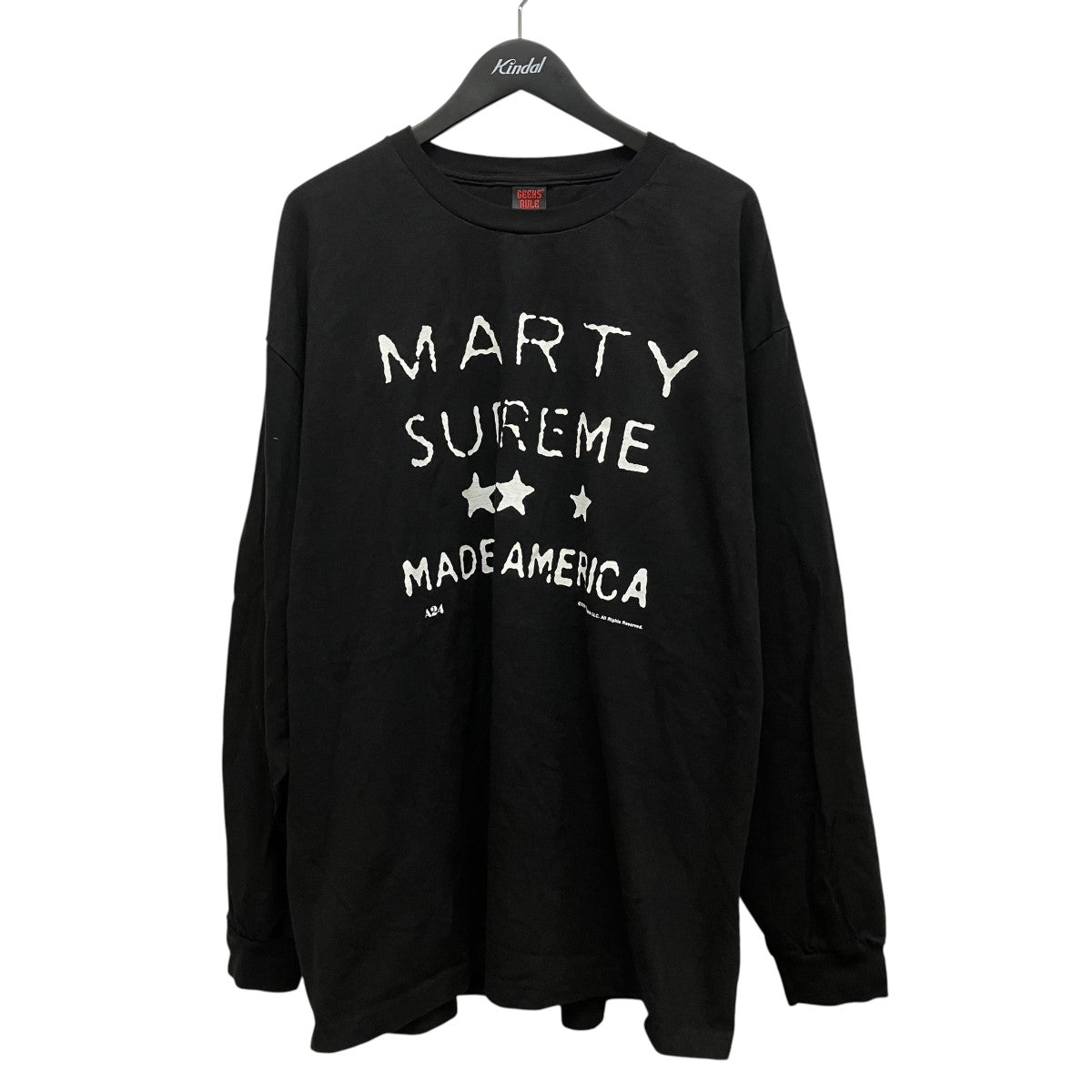 MARTY SUPREME×GEEKS RULE Silkscreen Printing T Shirt vol．02長袖Tシャツ 古着・中古-1枚目のアイテム画像