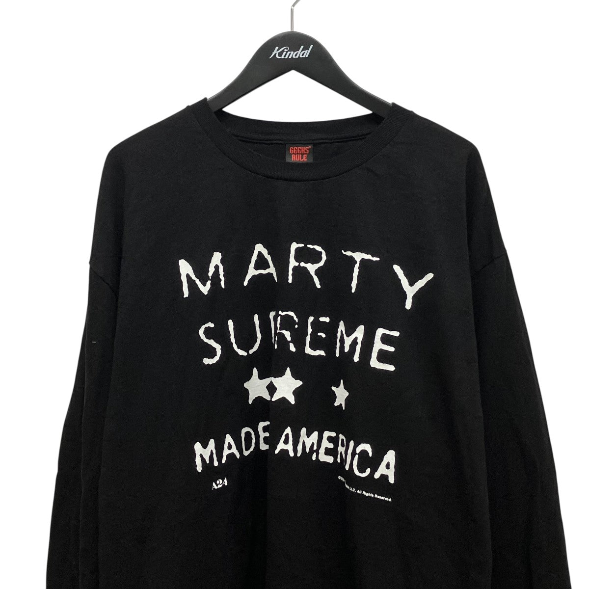 MARTY SUPREME×GEEKS RULE Silkscreen Printing T Shirt vol．02長袖Tシャツ 古着・中古-3枚目のアイテム画像
