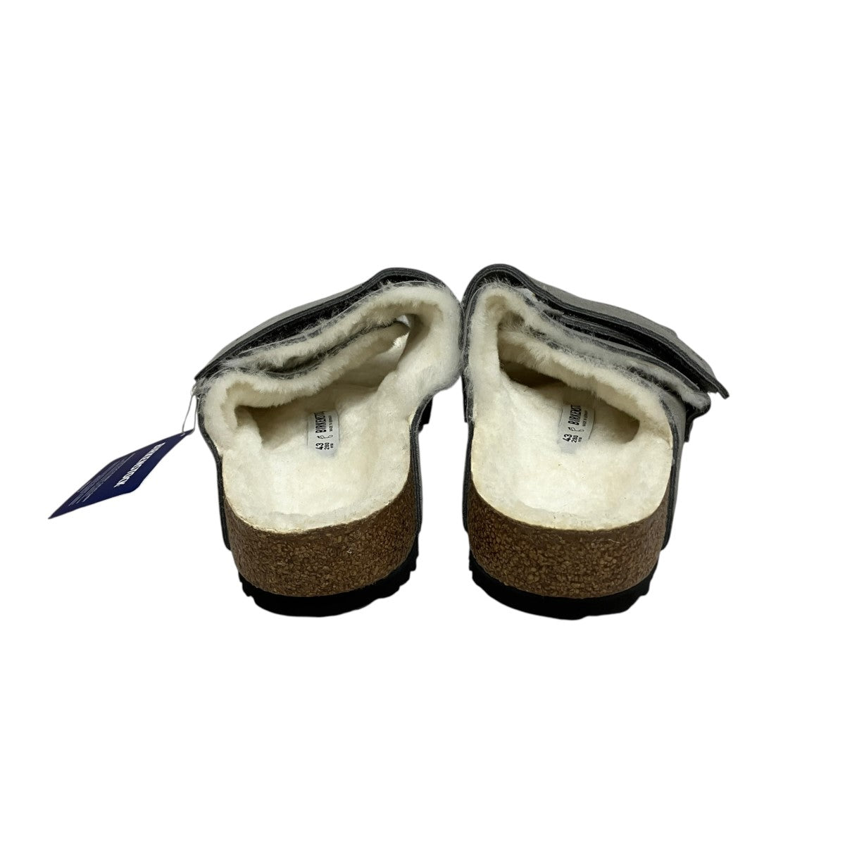 Kyoto Shearling Suede Leatherボアサンダル1023197