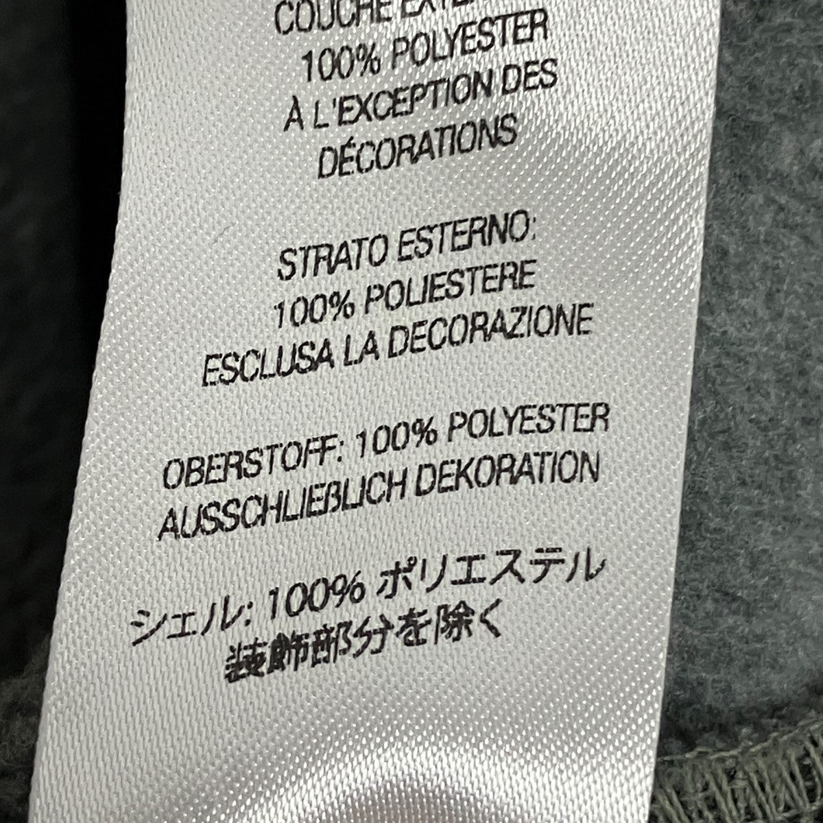 25AWPolartec Face Mask Half Zip Hooded Sweatshirtハーフジップボックスロゴパーカー