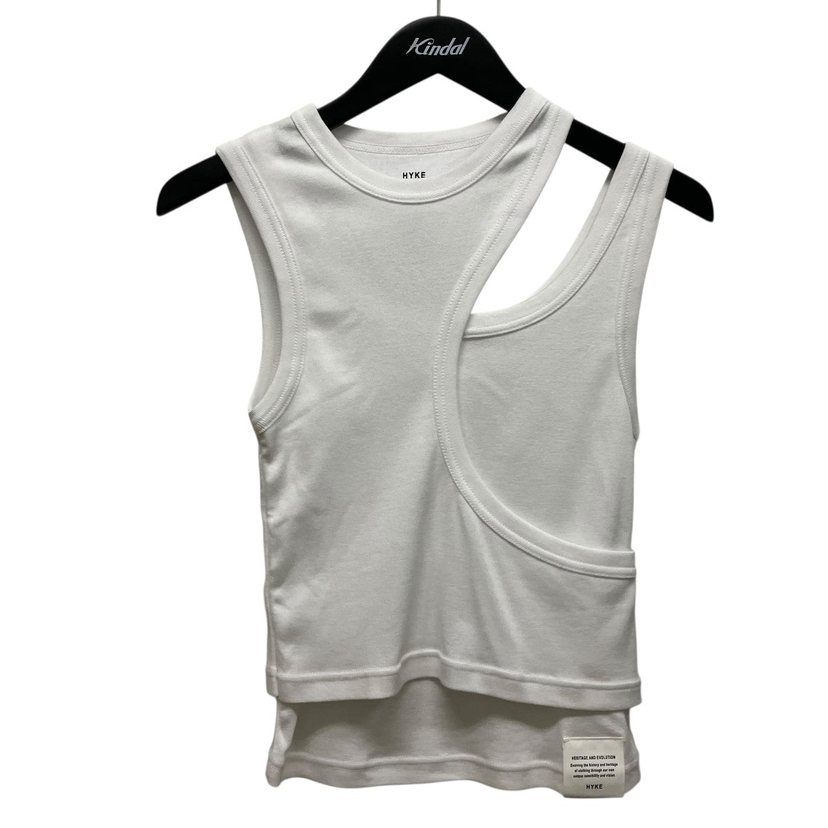 HYKE 25SSLAYERED TANK TOPレイヤードタンクトップ251-12404 古着・中古-1枚目のアイテム画像