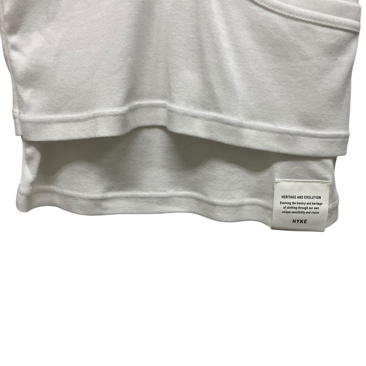HYKE 25SSLAYERED TANK TOPレイヤードタンクトップ251-12404 古着・中古-4枚目のアイテム画像