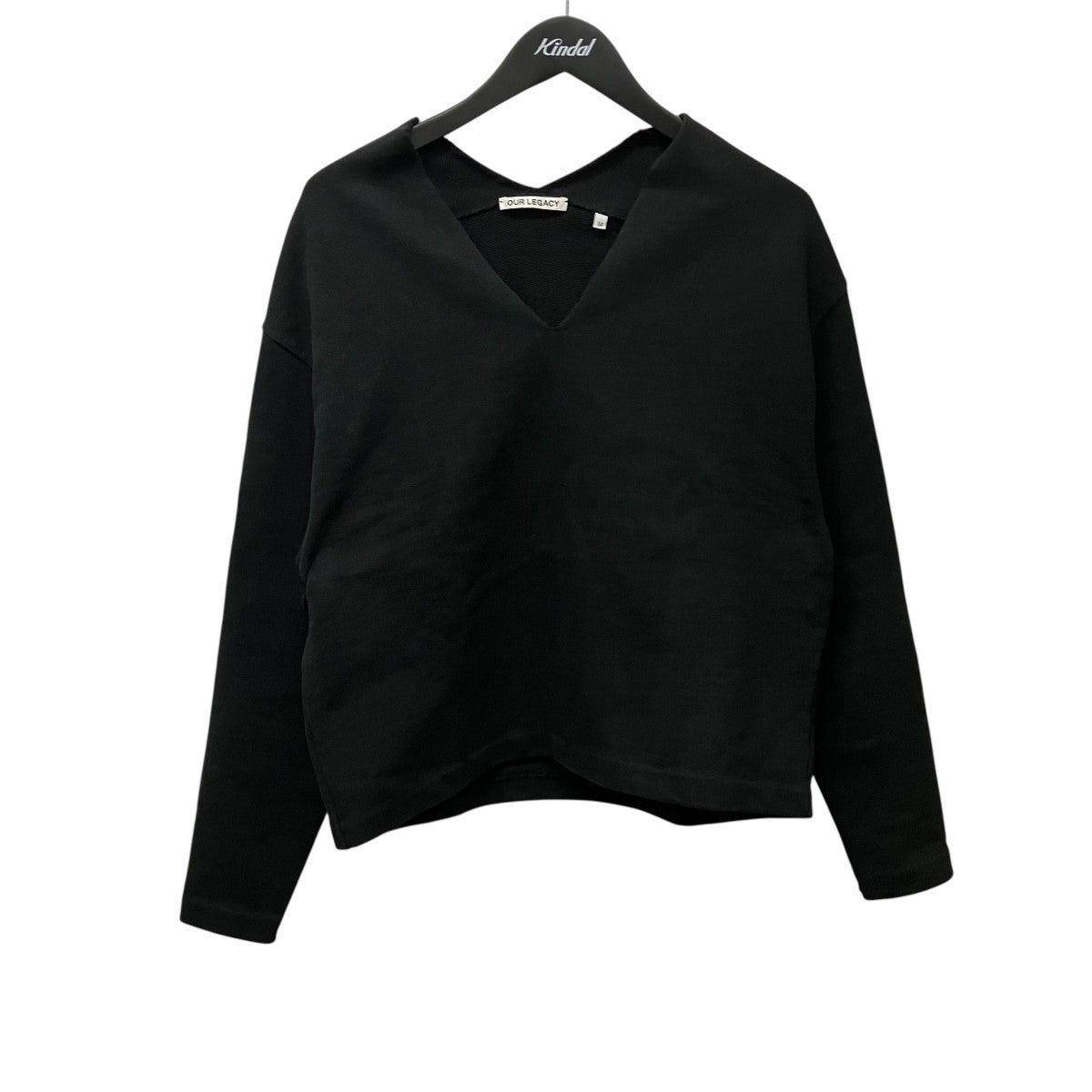 OUR LEGACY V JUMPERVネックカットソーW4216VOB 古着・中古-1枚目のアイテム画像