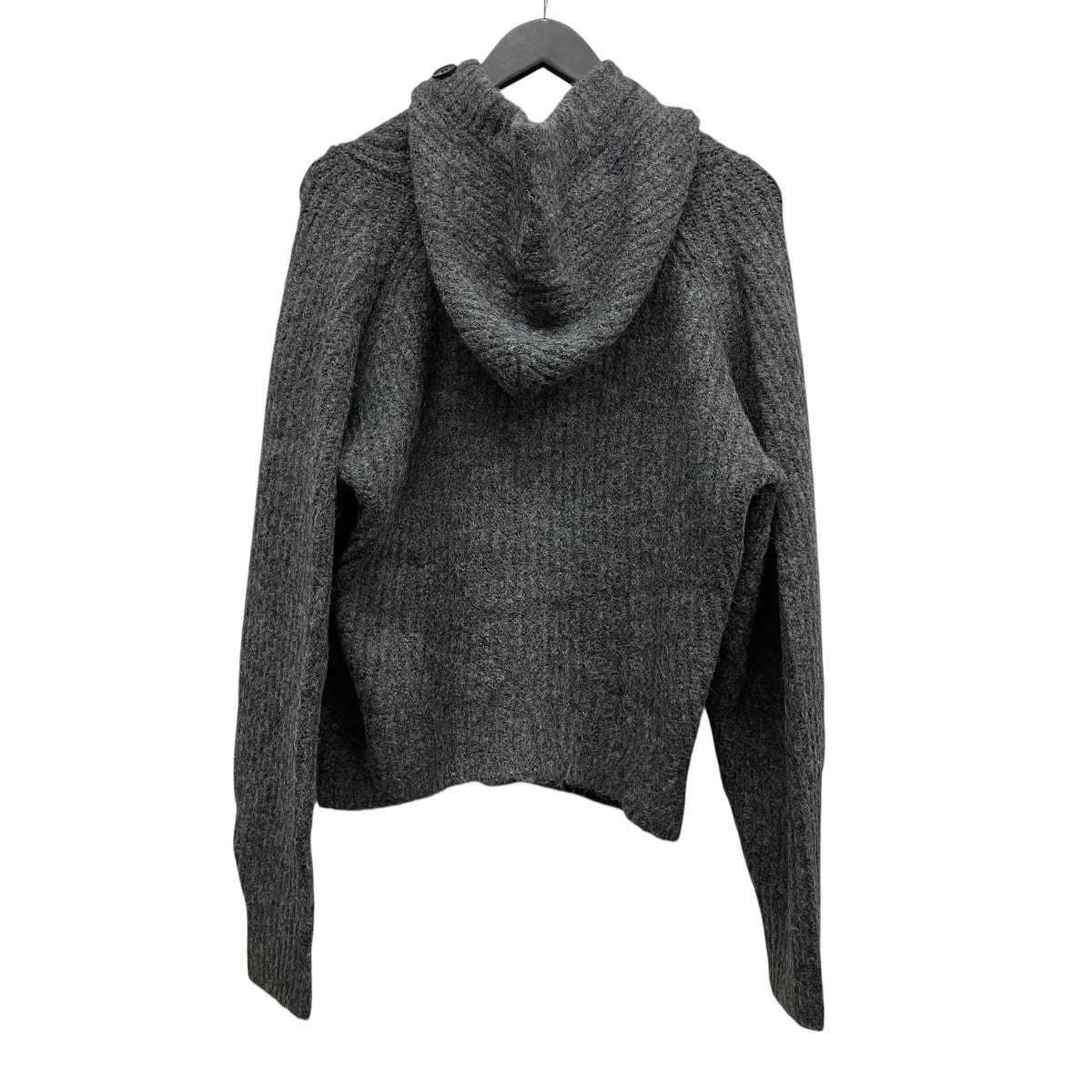 hooded cardigan knit