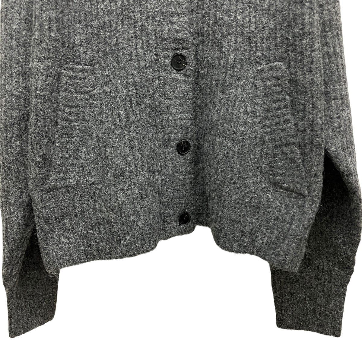hooded cardigan knit