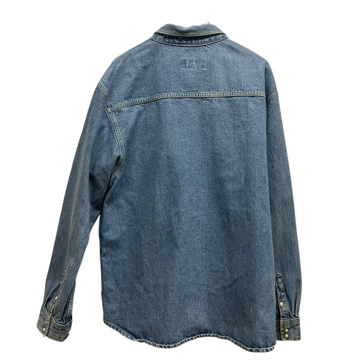 stussy BOXY WESTERN DENIM SHIRTボクシーデニムウエスタンシャツ1110265 古着・中古-2枚目のアイテム画像
