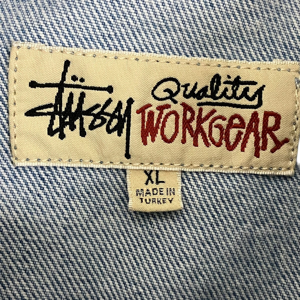 stussy BOXY WESTERN DENIM SHIRTボクシーデニムウエスタンシャツ1110265 古着・中古-6枚目のアイテム画像