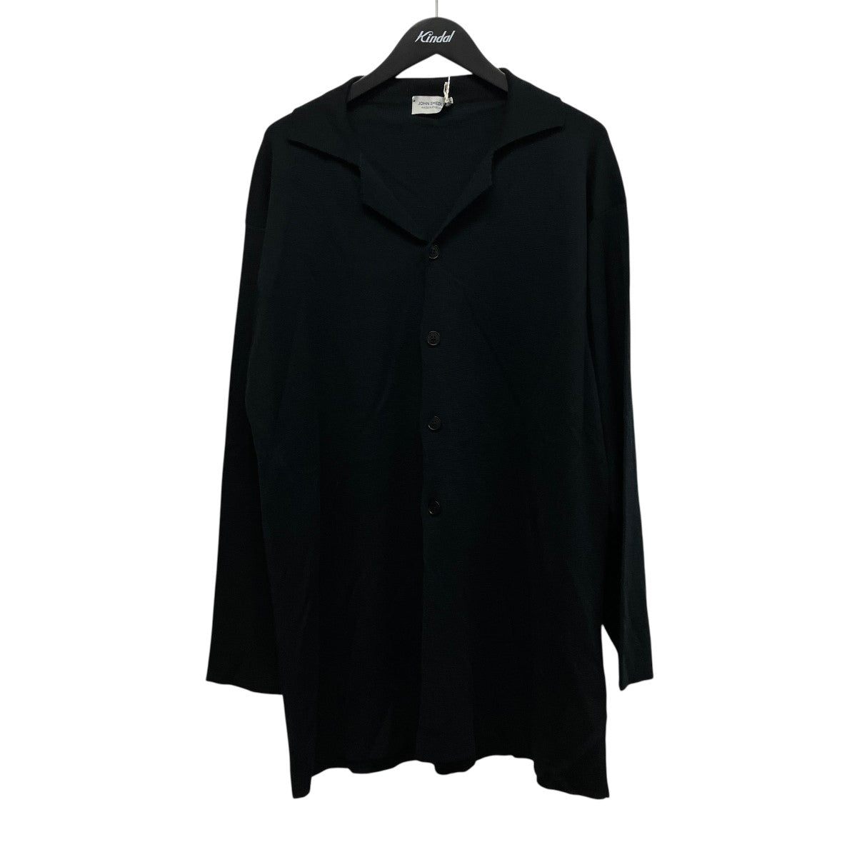 JOHN SMEDLEY EXTRAFINE MERINO WOOL JACKETニットジャケットA4795 古着・中古-1枚目のアイテム画像