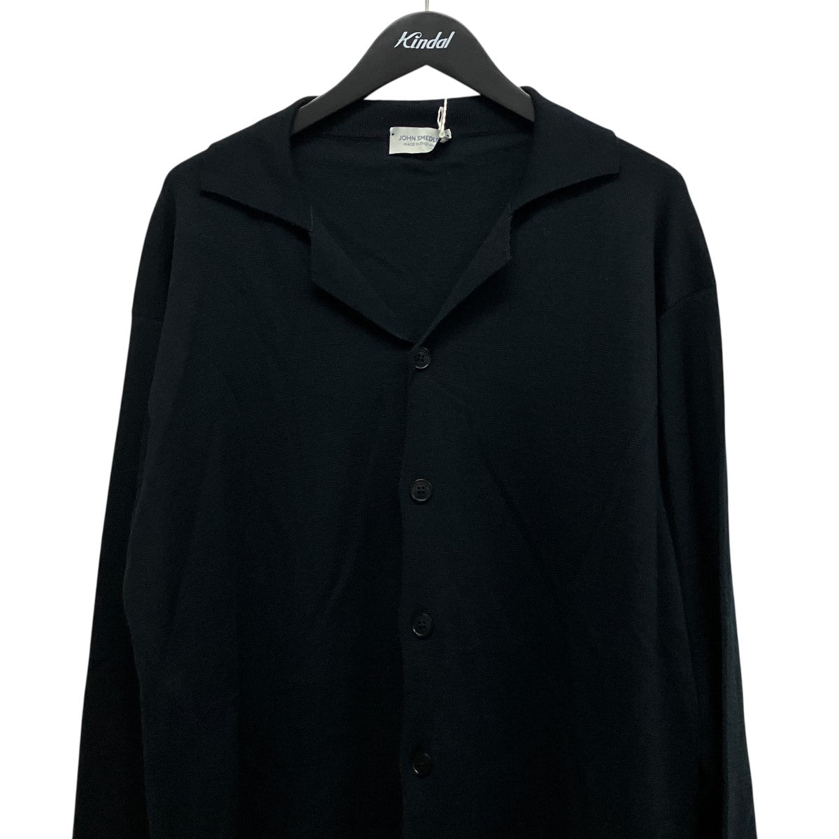 JOHN SMEDLEY EXTRAFINE MERINO WOOL JACKETニットジャケットA4795 古着・中古-3枚目のアイテム画像