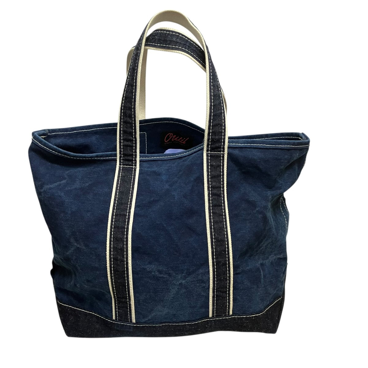 SAC THURYインディゴ染めキャンバストートバッグ