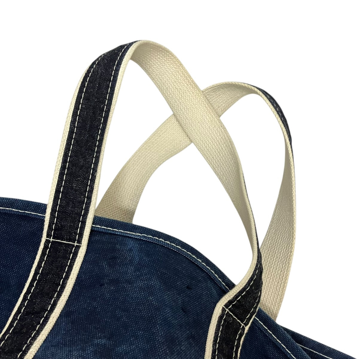 SAC THURYインディゴ染めキャンバストートバッグ