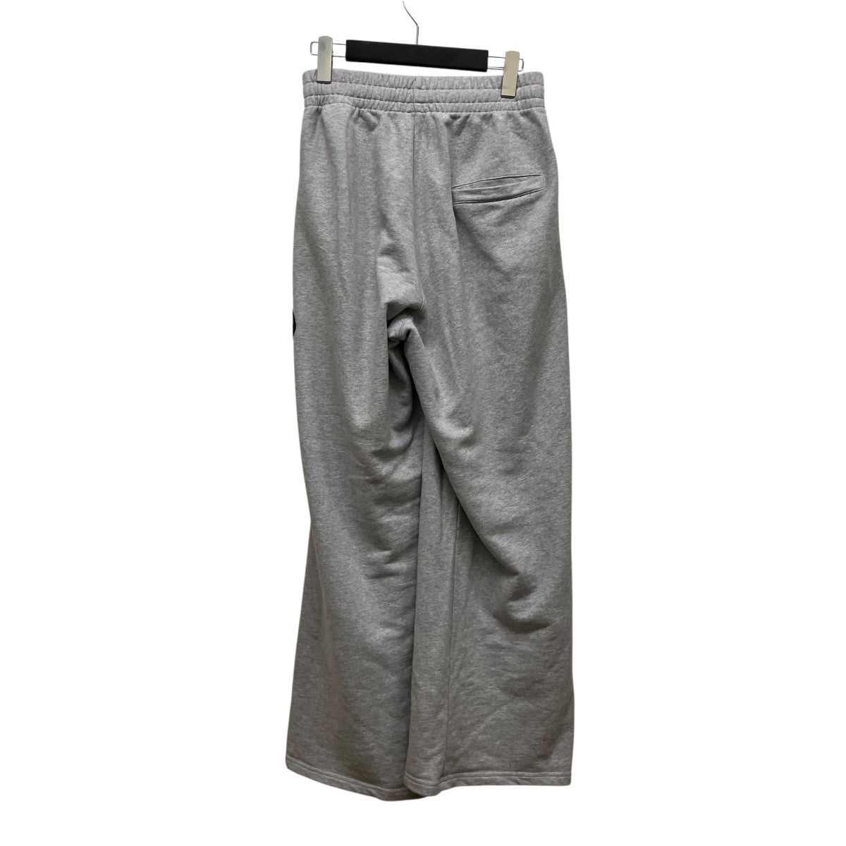 logo-detail elasticated-waistband track pantsロゴパッチスウェットパンツ