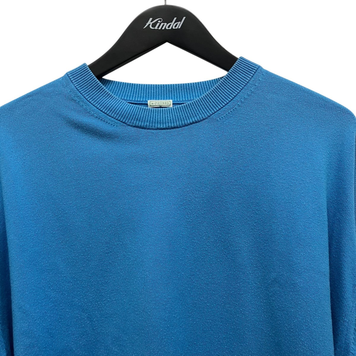 A．PRESSE 24SSCotton knit L S T-Shirtクルーネックニット長袖Tシャツ24SAP-03-06K 古着・中古-3枚目のアイテム画像