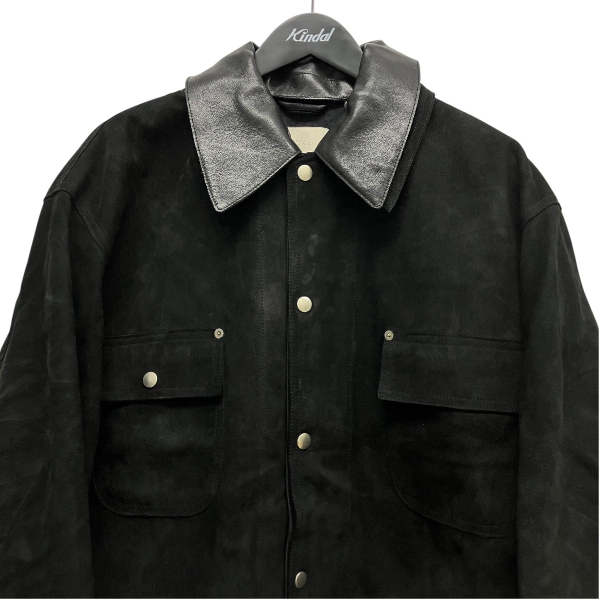 25AWNuback Leather Coverall JacketヌバックレザーカバーオールYK25FW01019B