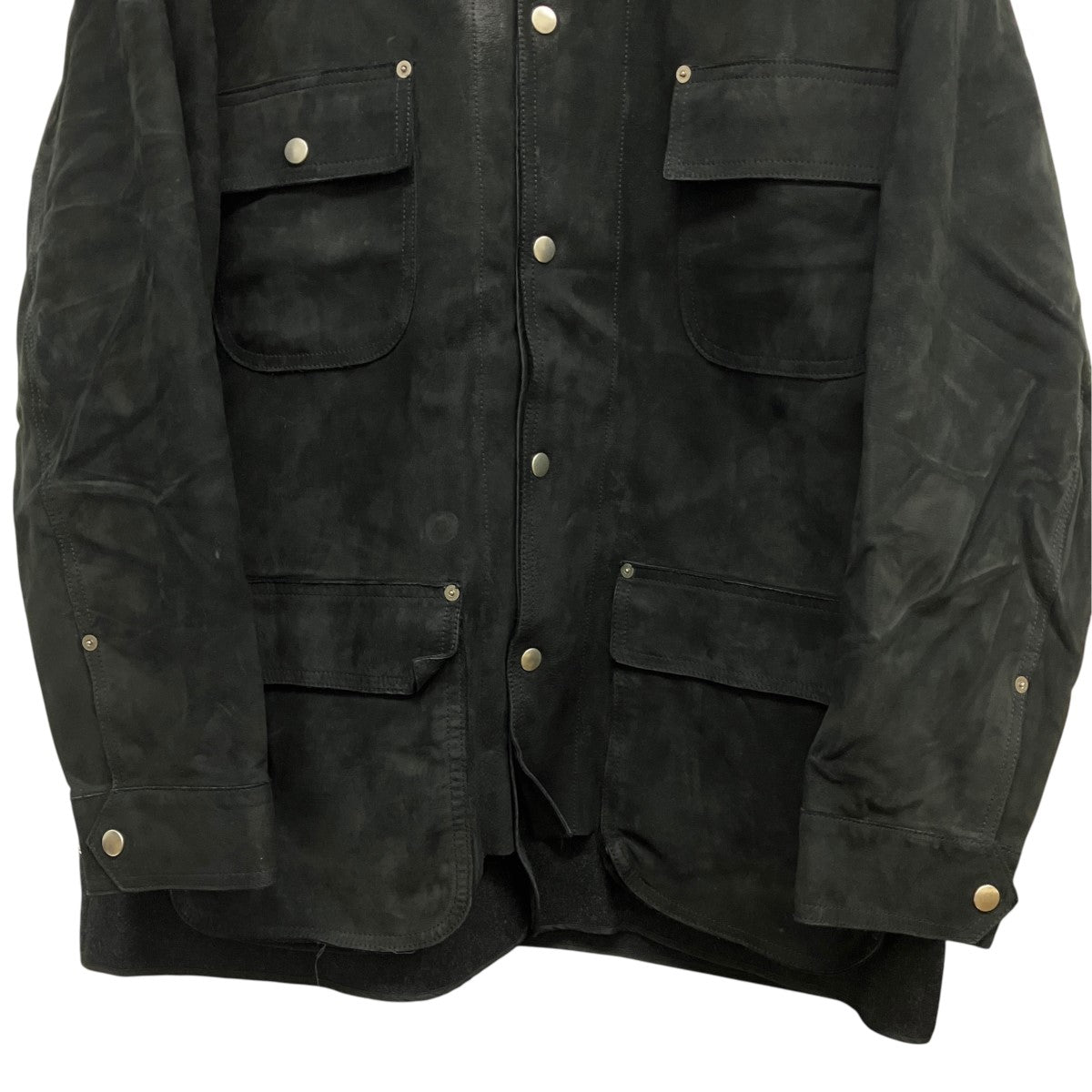 25AWNuback Leather Coverall JacketヌバックレザーカバーオールYK25FW01019B